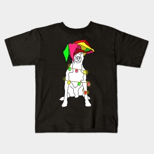 Party colorful cute dog Kids T-Shirt